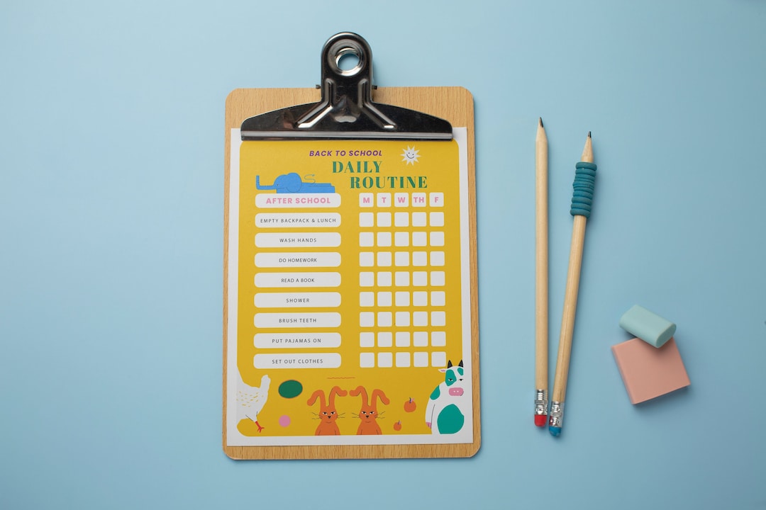 Daily Routine and Checklist Printable for Parents, Teens, and Kids ...