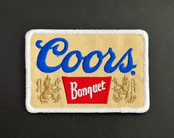 Coors Banquet vintage Iron on patch