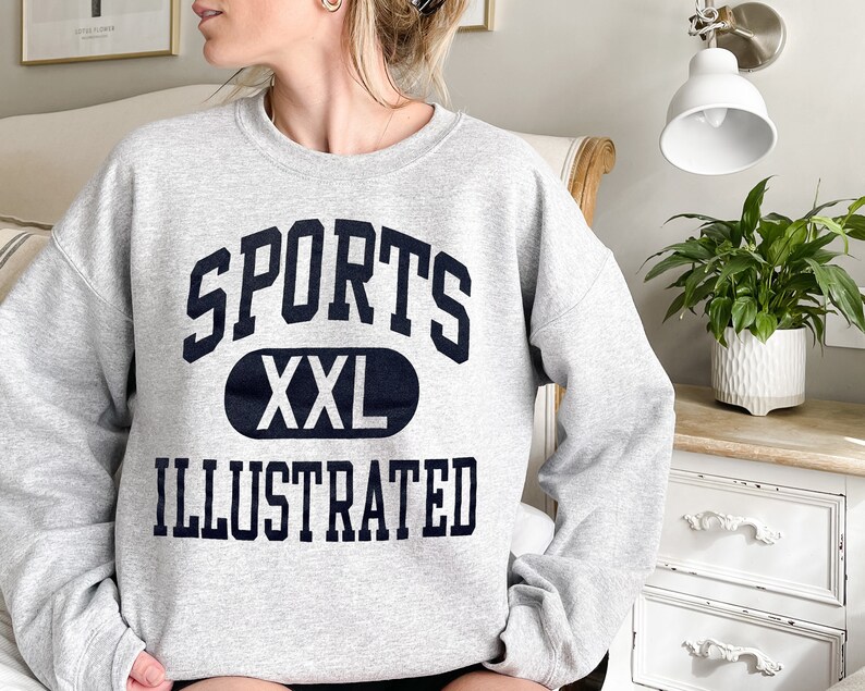 Sports Illustrated Sweatshirt Sports Illustrated Crewneck Etsy