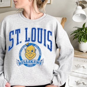 Vintage St. Louis blues hoodie // 90s 00s Navy - Depop