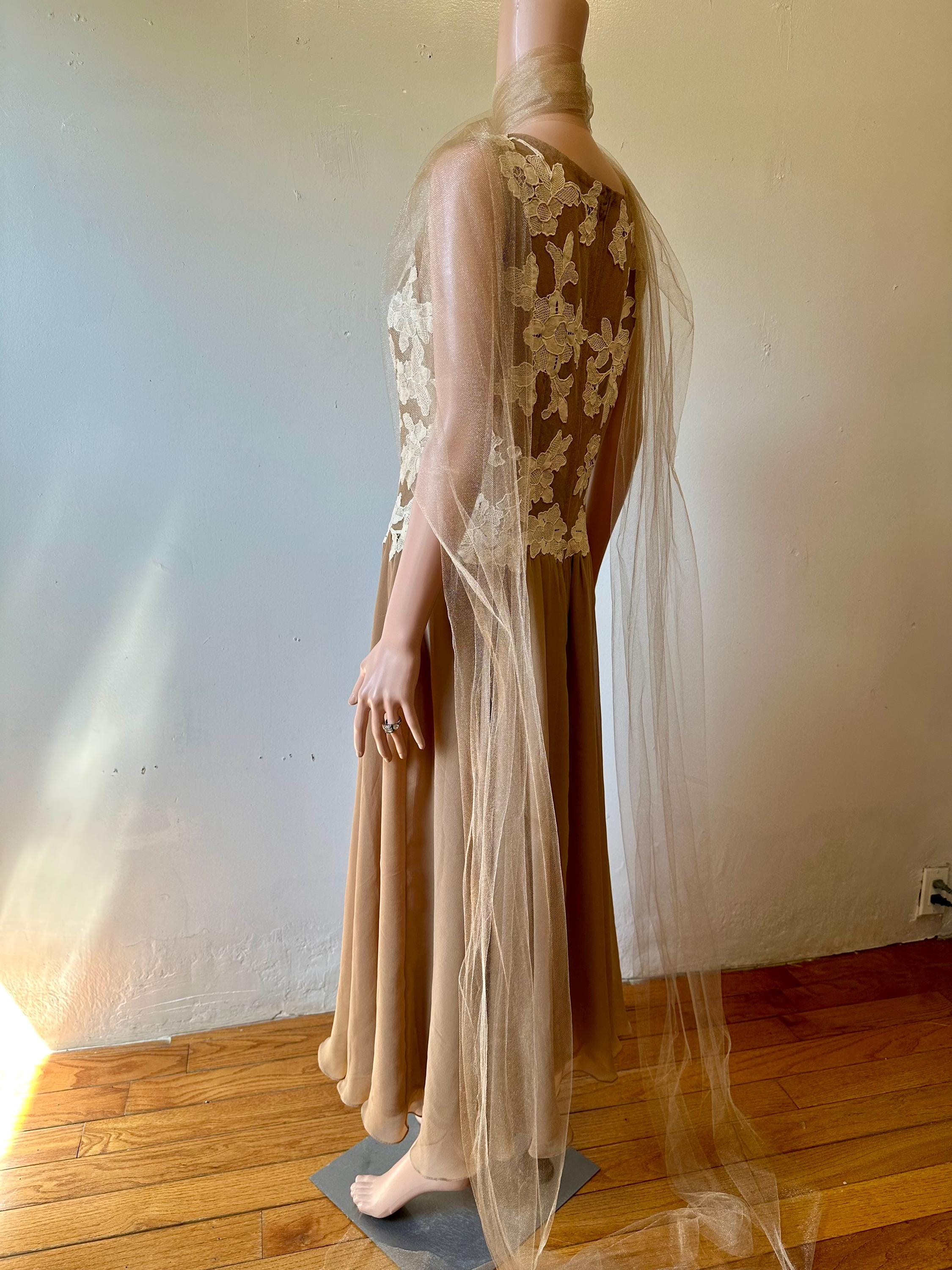 Belgium Lace Gown - Etsy