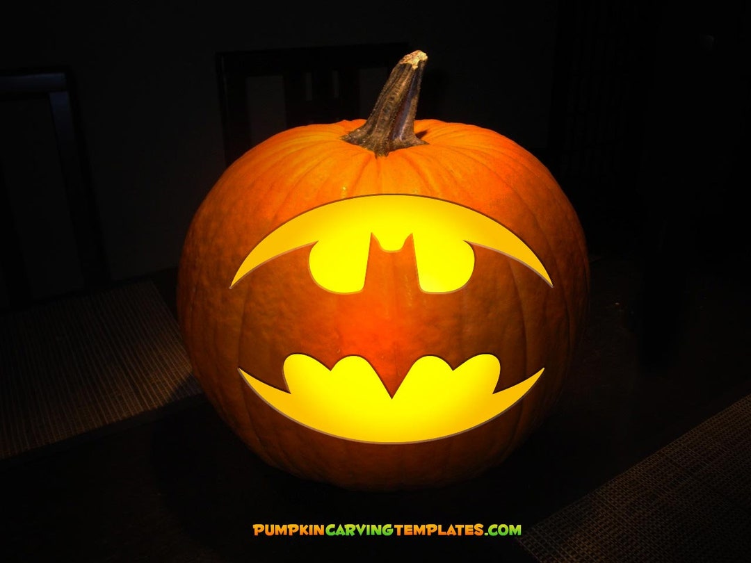 PUMPKIN CARVING TEMPLATE Instant Digital Download Print at