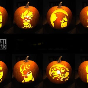 PUMPKIN CARVING TEMPLATE Stencil Bundle Instant Digital Download Print at Home Today Halloween Fun for Whole Family Easy to Use Ghost Super