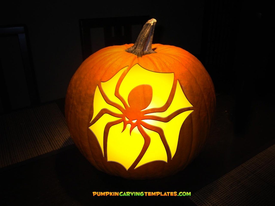 PUMPKIN CARVING TEMPLATE Instant Digital Download Print at