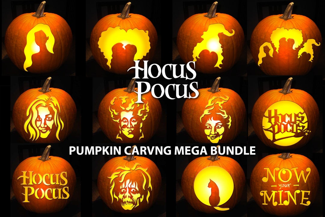 PUMPKIN CARVING TEMPLATE Mega Bundle Instant Digital Download