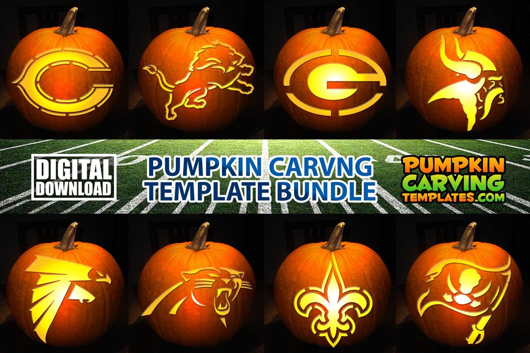 PUMPKIN CARVING TEMPLATE Bundle Instant Digital Download Print