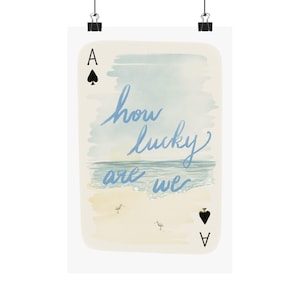 Quelle chance avons-nous - Poster mural de plage