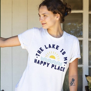 Lake Shirt, Comfort Colors Lake Life Shirt, Lake Bum T-shirt, Family Vacation Summer, Oversized Shirt, The Lake is My Happy Place Shirt