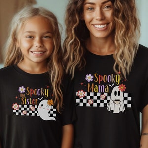Retro Ghost Family Halloween Shirt: Matching Spooky Outfits