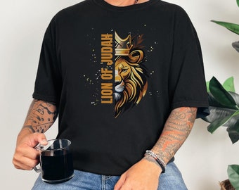 Lion of Judah T-Shirt: Christian Apparel, Comfort Colors Tee