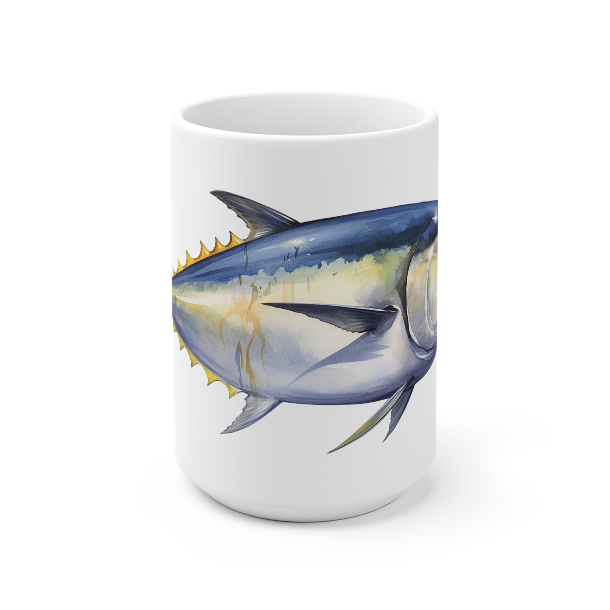 Salt Water Fishing Tuna Coffee Mug, Offshore Fishing Mug, Tuna Coffee