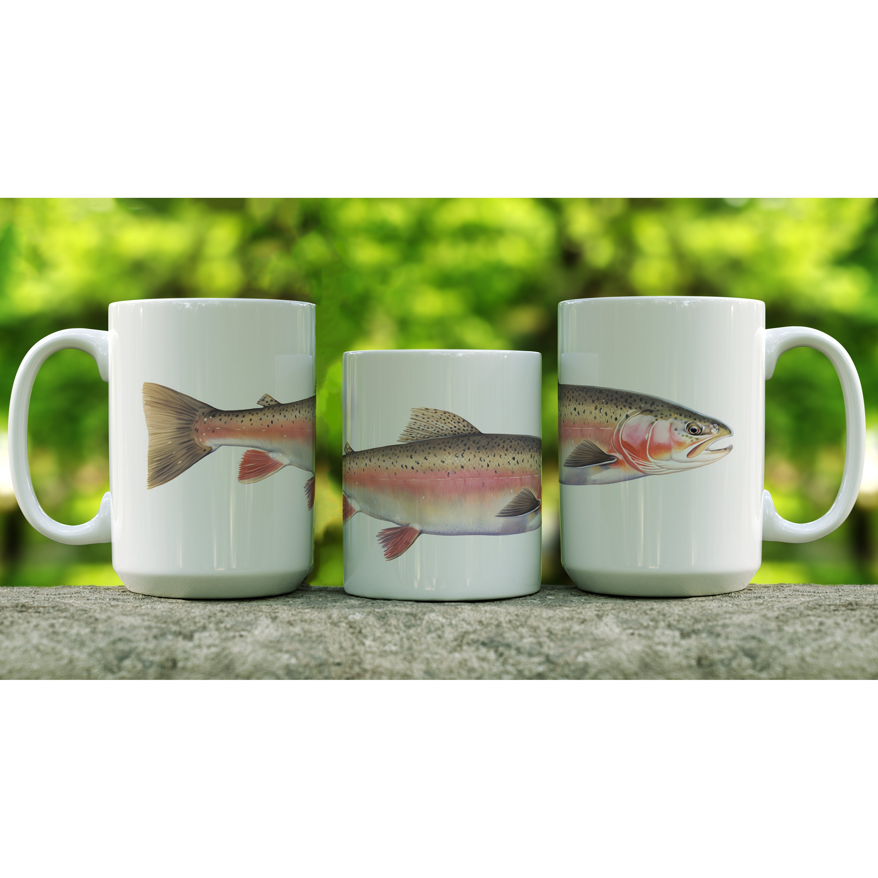 Rainbow Trout Mug, Rainbow Trout Coffee Mug, Rainbow Trout Mug, Rainbow