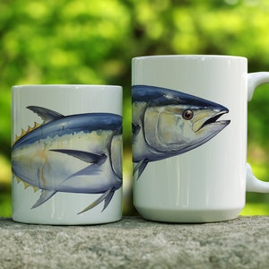 Salmon Fishing Coffee Mug 15oz Black -Life Is Better With Salmon On The  Line - Fishing Funny Gift For Fishing Lover Outdoor Enthusiast Dad