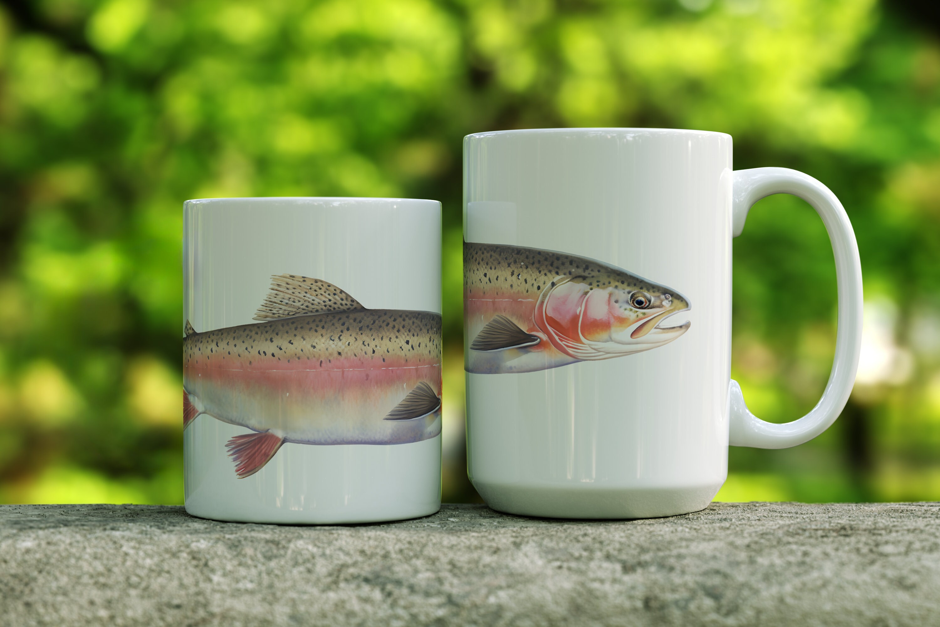 Rainbow Trout Mug, Rainbow Trout Coffee Mug, Rainbow Trout Mug, Rainbow