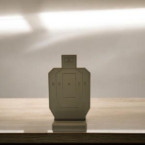 USPSA Target Phone Stand | Unique Gift for Gun Enthusiasts | Phone Holder for Shooters