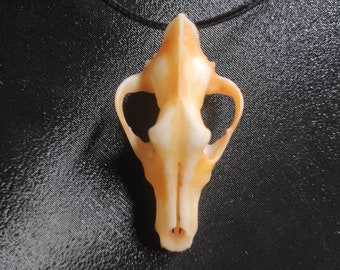 Wolf skull necklace | viking skull necklace | animal skull necklace | bone jewelry raven skull necklace | skull necklace man viking necklace