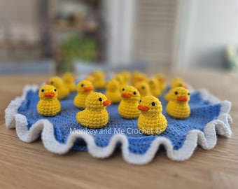 Duck Memory Matching Game - Crochet Pattern - No-sew