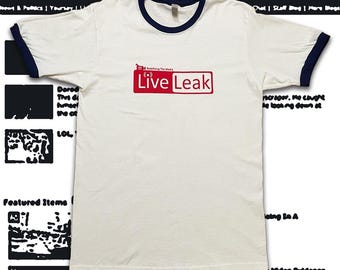 Live Leak Shock Site Ringer T-shirts - Etsy