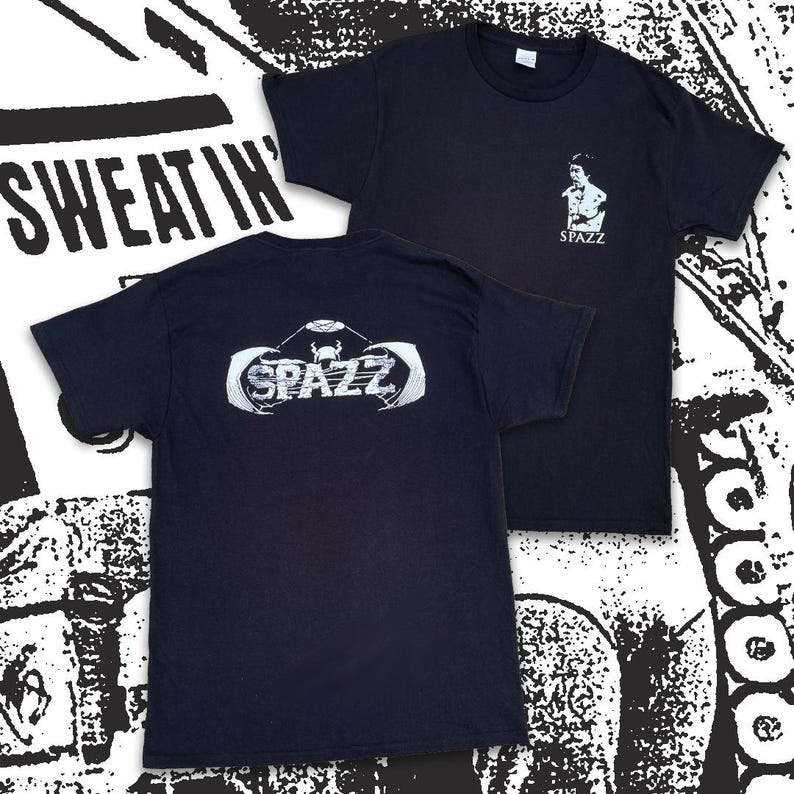 Spazz Hardcore Punk Power Violence Black Band Tees Etsy spazz-hardcore-punk-power-violence-black-band-tees-etsy