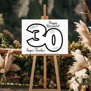 30 Jahre Arbeitsjubiläum Ruhestand Karte Alternative für Lehrer Co-Worker Boss Feiert 30 Jahre Service Anerkennung, DRUCKBARE Andenken