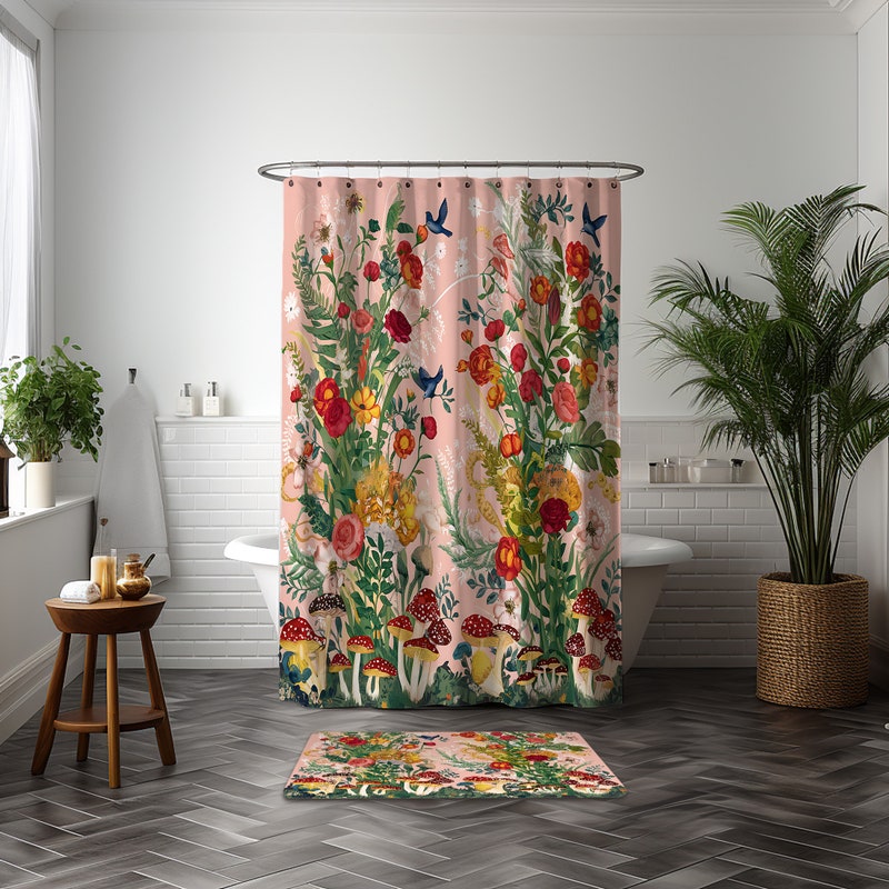 Boho Shower Curtain - Etsy