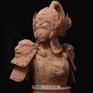 Kwan Yen, the Warrior of the Tiger Bust kit image 6