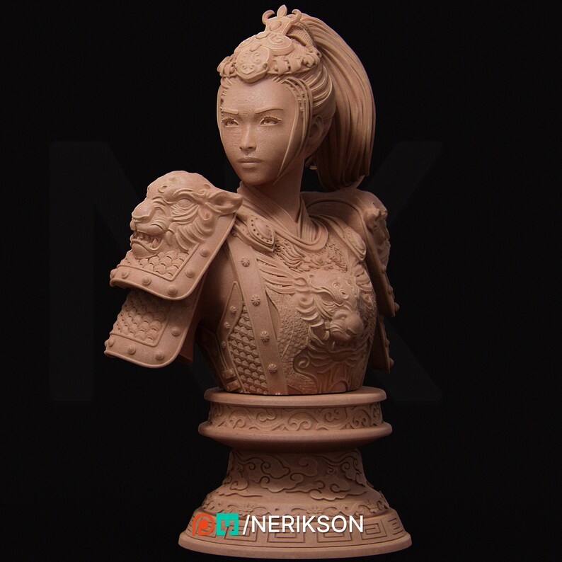 Kwan Yen, the Warrior of the Tiger Bust kit image 2