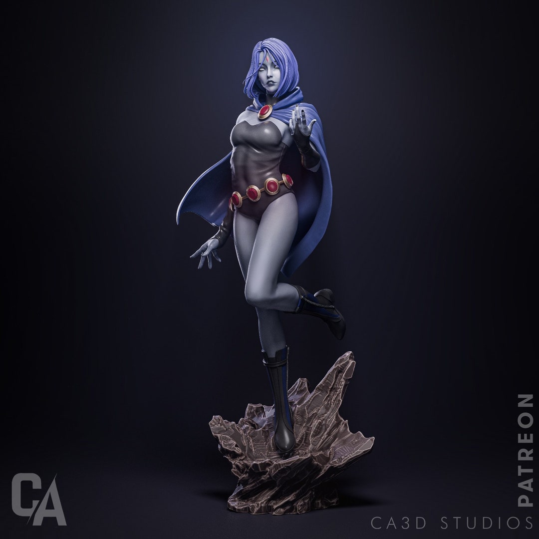 Raven 1/12 Scale Resin Model Kit - Teen Titans - Etsy