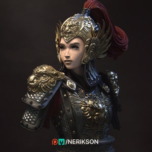 Kwan Yen, the Warrior of the Tiger Bust kit image 5