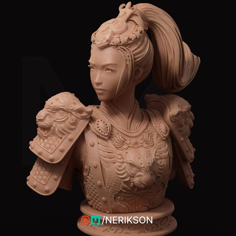 Kwan Yen, the Warrior of the Tiger Bust kit image 3