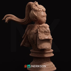 Kwan Yen, the Warrior of the Tiger Bust kit image 4