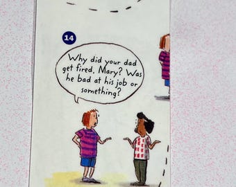 Why Did Your Dad Get Fired? American Girl Collage bookmark