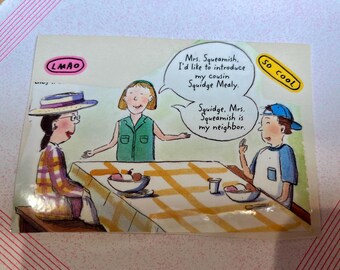 Mrs. Squeamish American Girl Collage bookmark