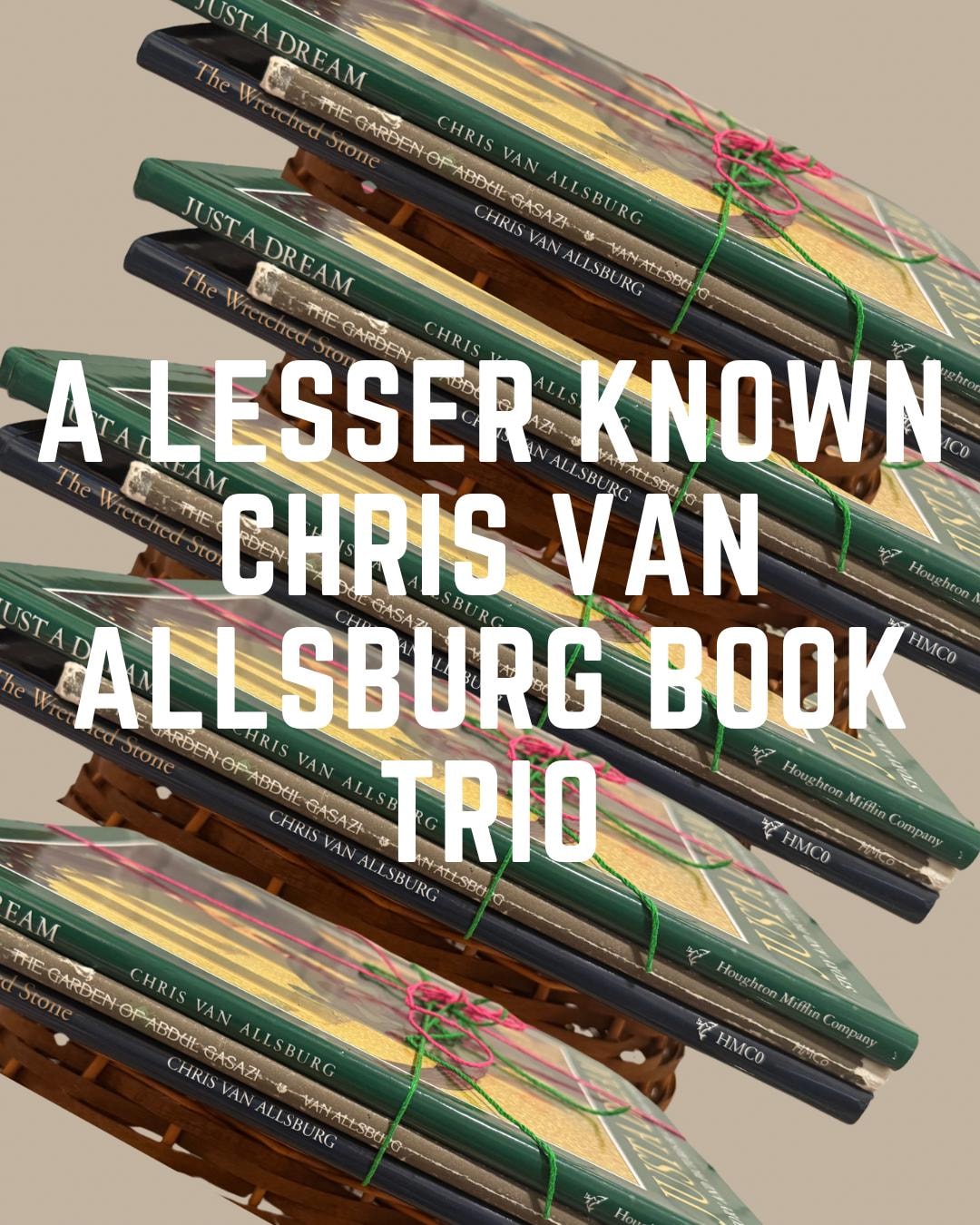 Lesser Known Chris Van Allsburg Books Trio - Etsy