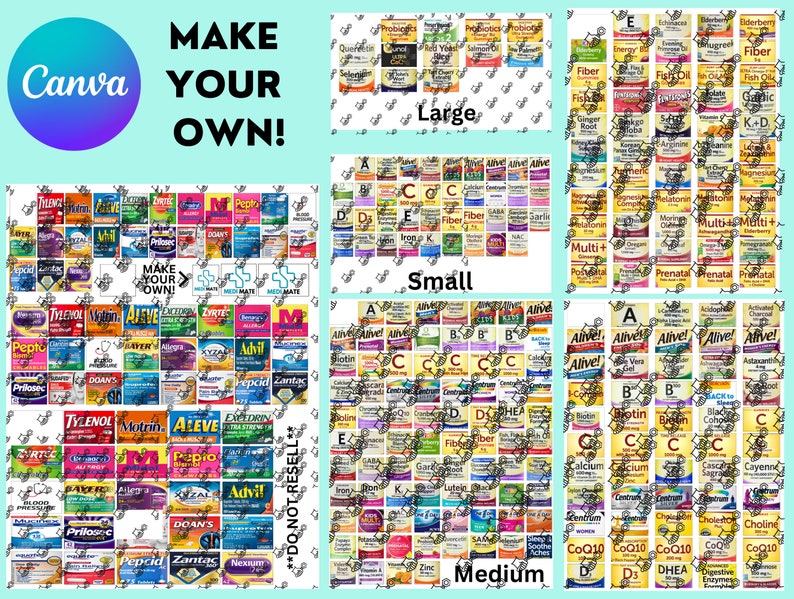 Pocket Pharmacy Label Bundle Printable Pill Case Labels Etsy Pocket Pharmacy Label Bundle Printable Pill Case Labels Etsy