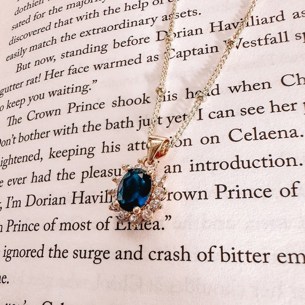 The Dorian Necklace - Book Boyfriends Jewelry