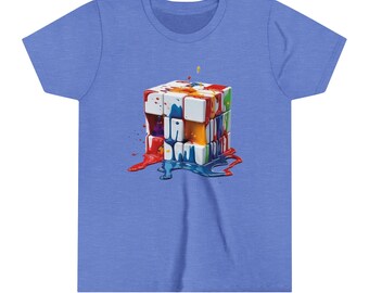 Speedcuber Rubiks Cube Młodzieżowa koszulka z krótkim rękawem