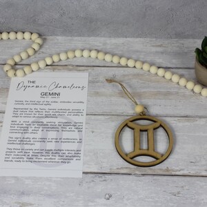 Charm histoire des Gémeaux - Ornement du zodiaque