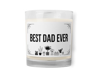 Best Dad Ever Fathers Day Candle