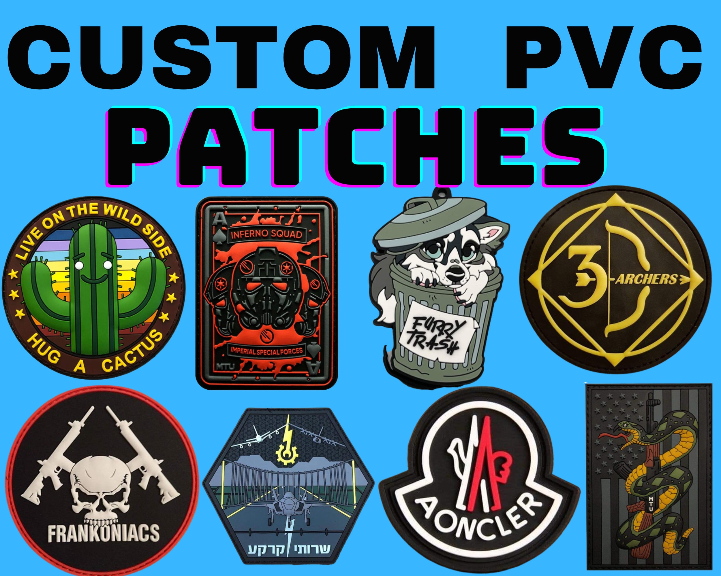 Custom pvc patch Etsy Nederland