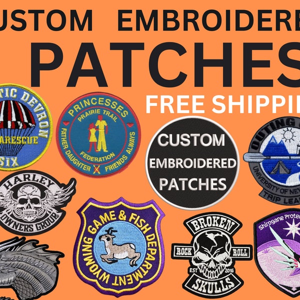 Embroidered Patch Etsy