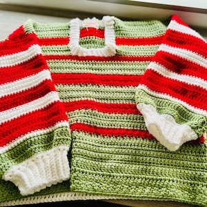 Ugly Christmas Sweater Crochet Pattern – Festive Holiday PDF, Digital Download, Fun Crochet