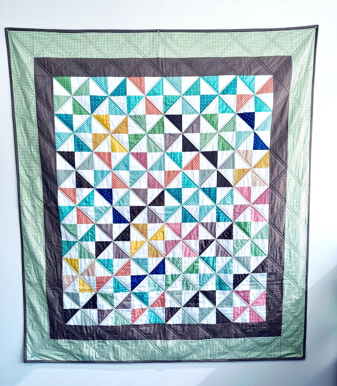 Spin Cycle Pinwheel HST Quilt Pattern – Beginner-friendly Throw (PDF ...
