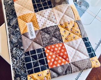 Patchwork Reißverschluss-Laptop Tasche Schnittmuster - Digital Download