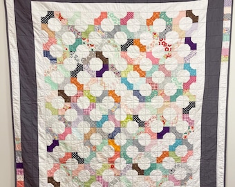 Bow Tie Quilt Pattern – Easy Vintage Style Quilt PDF