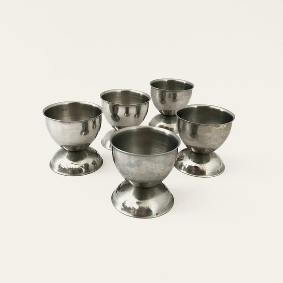 Chrome steel egg cups stainless steel - Collab Mani feat. Relief