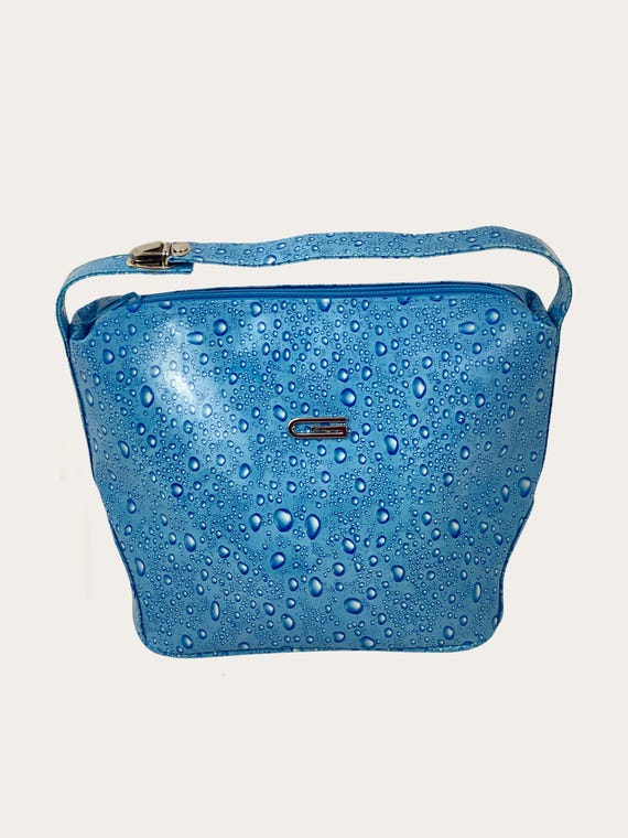 Blue Azur Drop Water Swimming Pool Hand Bag