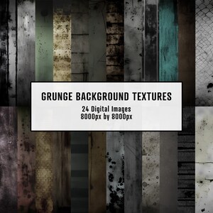 Grunge Texture Backgrounds Bundle - Instant Download Pack for Creative Projects