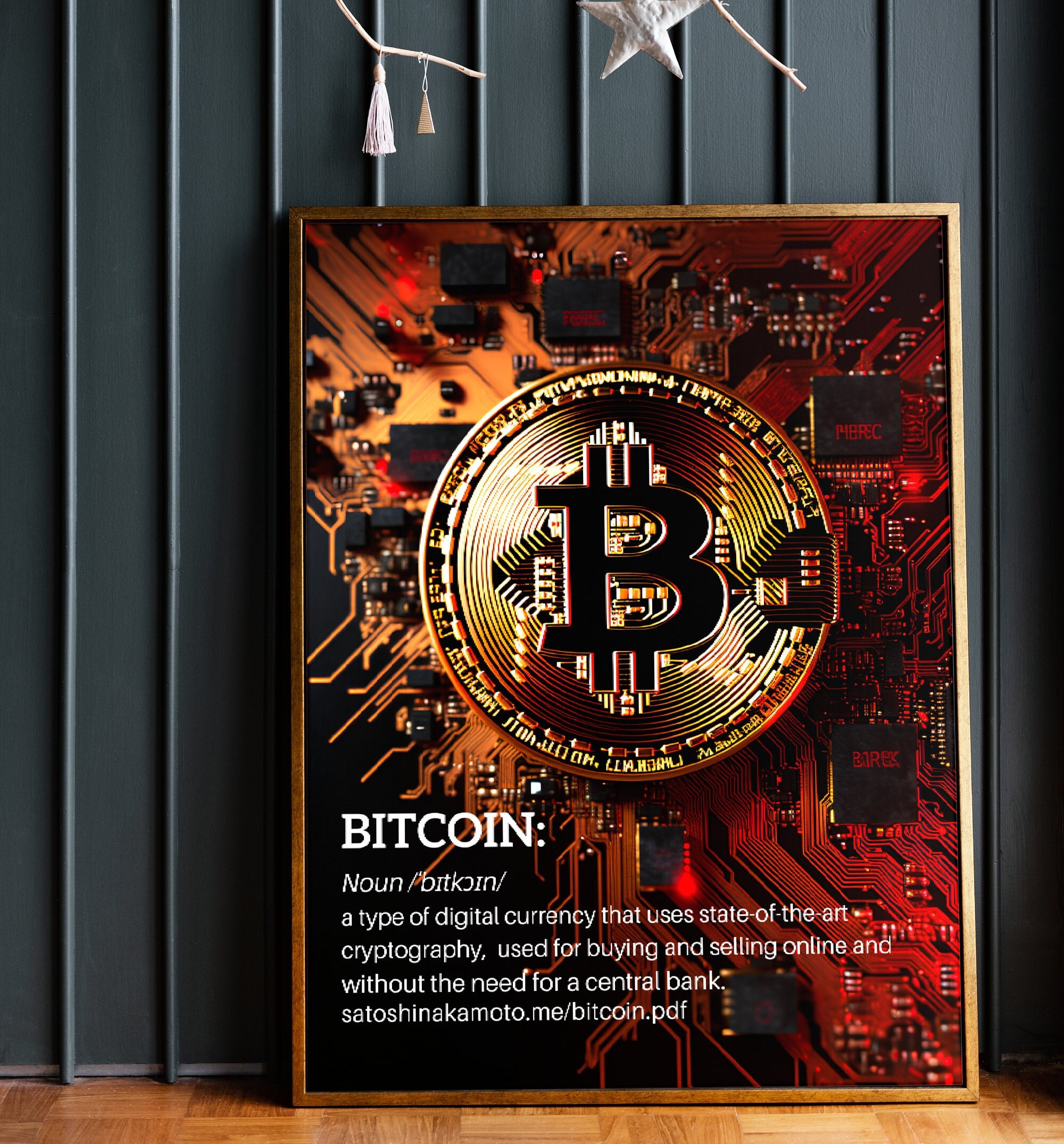 Bitcoin Quote Crypto Satoshi Nakamoto Print, Cryptocurrency Blockchain  Ethereum Decentralised Wall Art, Modern Design, Home Décor Printable