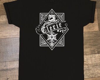 Cleric Dungeons and Dragons Character T-Shirt. DnD. RPG